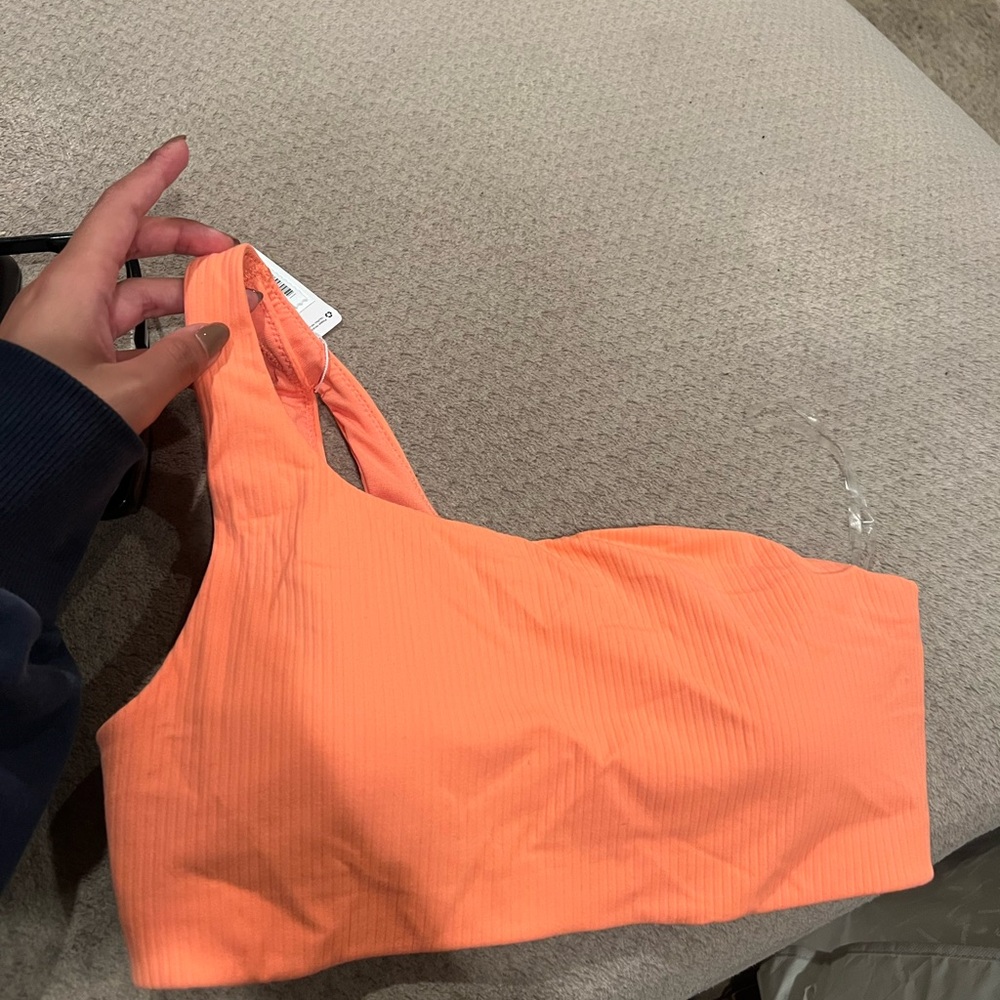 Lululemon Athletica Orange Yoga Top
